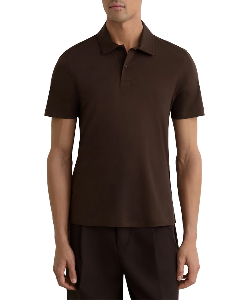 Reiss Men's Air-Water Cotton Polo Shirt