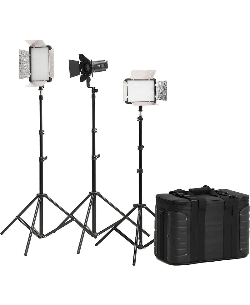 Godox Led500LR 3-Light LED Bi-Color Video Light Kit