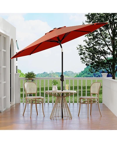gaomon 9 Ft Outdoor Table Patio Umbrella, Waterproof Uv Protection for Garden, Backyard