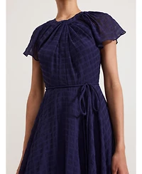 Phase Eight Women's Gwen Pleated Textured Dress
