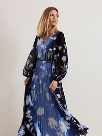 Phase Eight Women's Annie Pleated Floral Maxi Dress