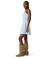 Steve Madden Women's Harley Sweetheart Neck Mini Dress