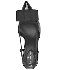 Bandolino Women's Sanessa Bow Block Heel Slingback Pumps