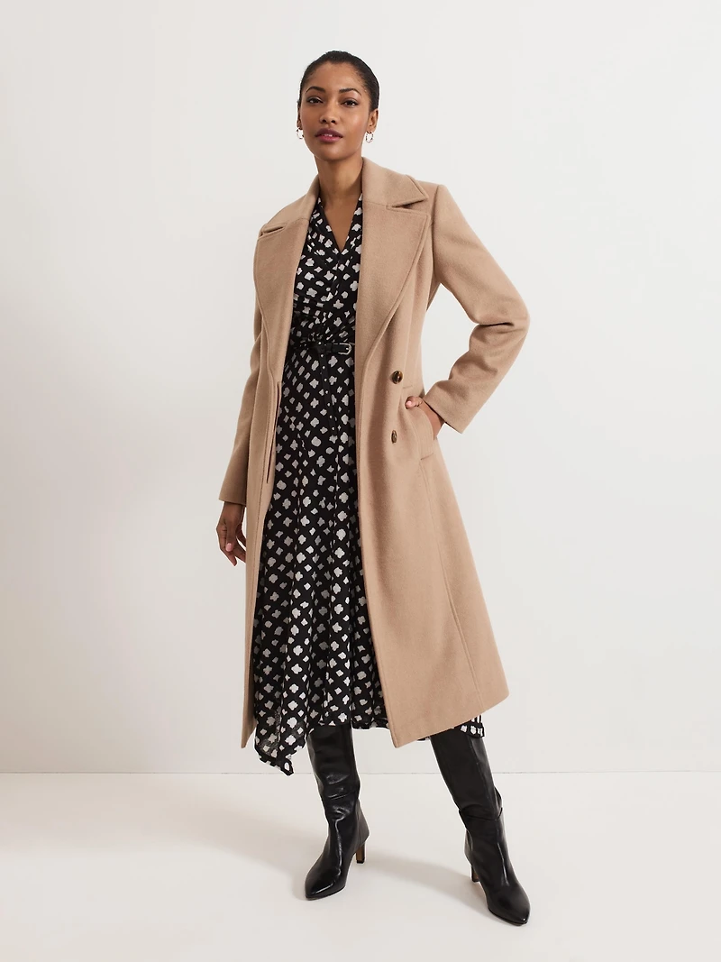 Phase Eight Women's Caitlin Asymmetric Wrap Midi Dress