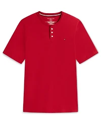 Tommy Hilfiger Men's Short Sleeve Solid Henley