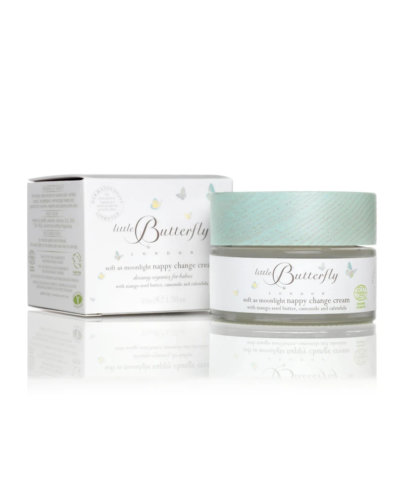 Little Butterfly London Baby Butterfly London Soft as Moonlight Nappy Change Cream 50 Milliliters