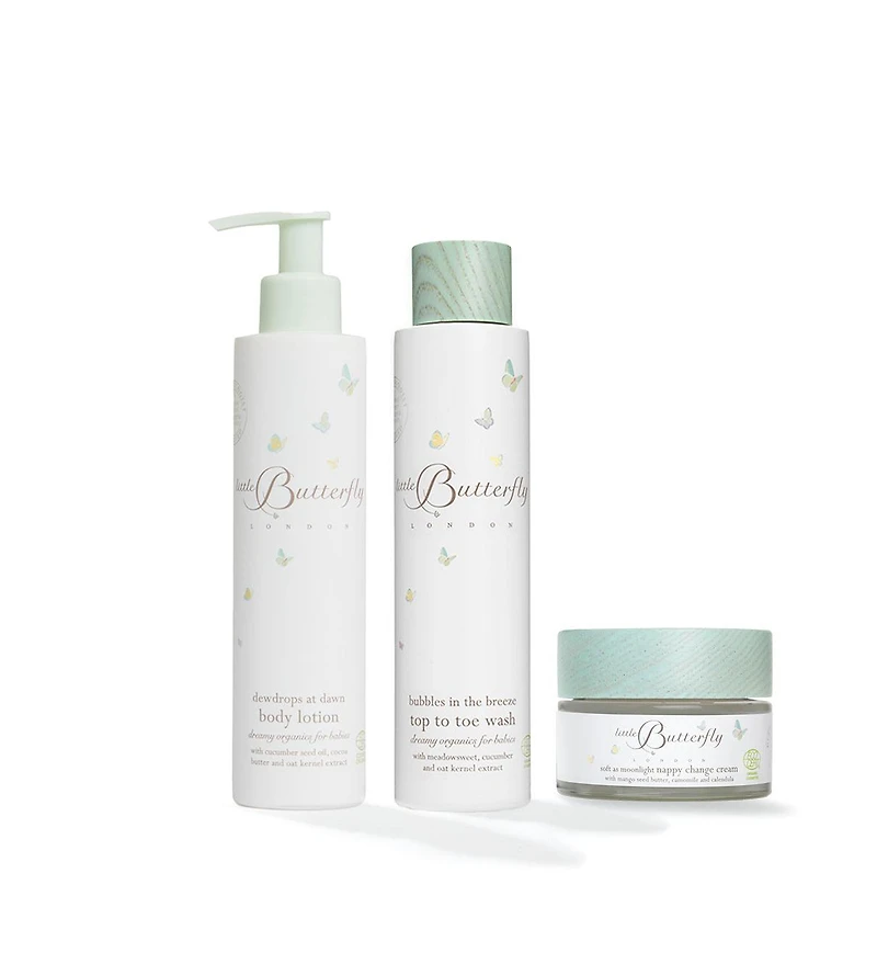Little Butterfly London Baby Butterfly London Cleanse and Nurture 3 Product Bundle