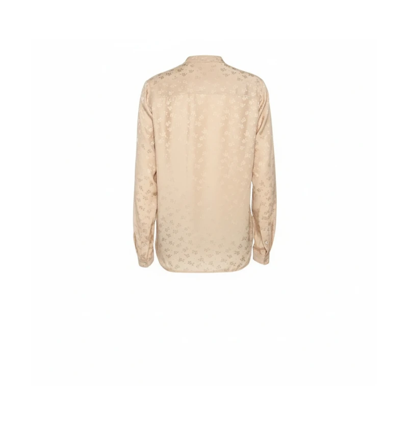 Pre-Owned Stella Mccartney Women's Jacquard Button Front Mandarin Collar Shirt