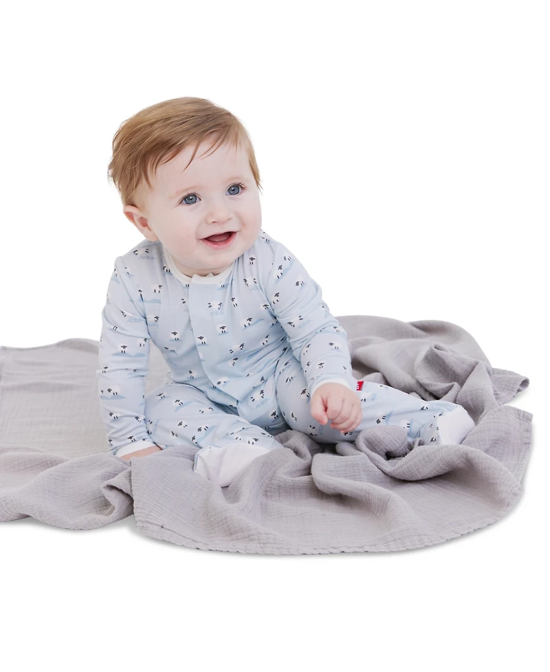 Magnetic Me Baby Boys' Baa Long-Sleeve Coverall