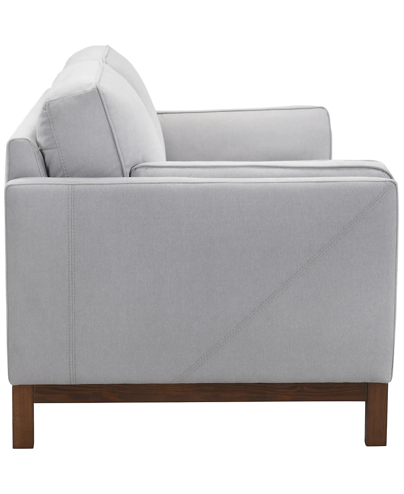 Virton 63" Fabric Track Arm Loveseat Sofa
