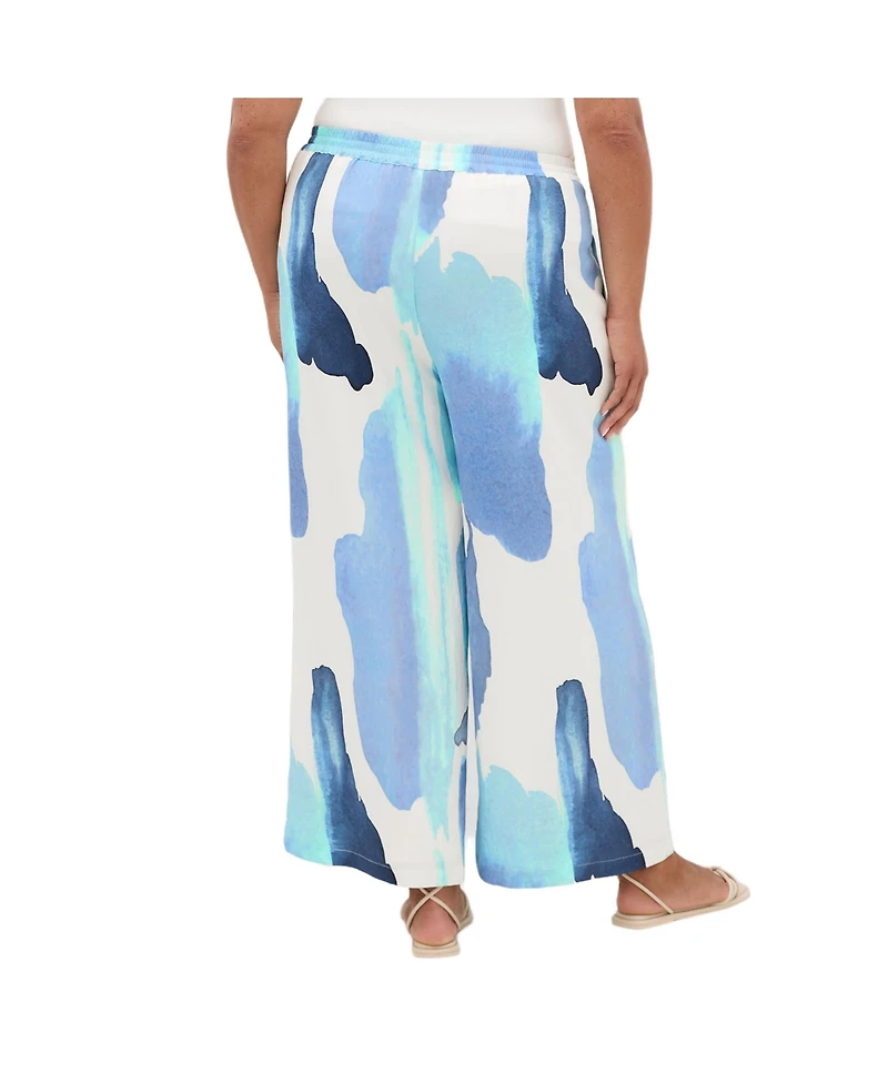 City Chic Plus Surface Level Print Pant