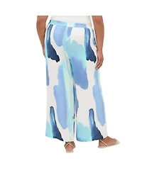 City Chic Plus Surface Level Print Pant