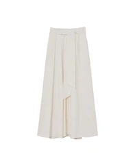 Reiss Women's Cotton-Blend Pleated Maxi Skirt