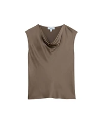 Reiss Women's Silk Cowl-Neck Sleeveless Top