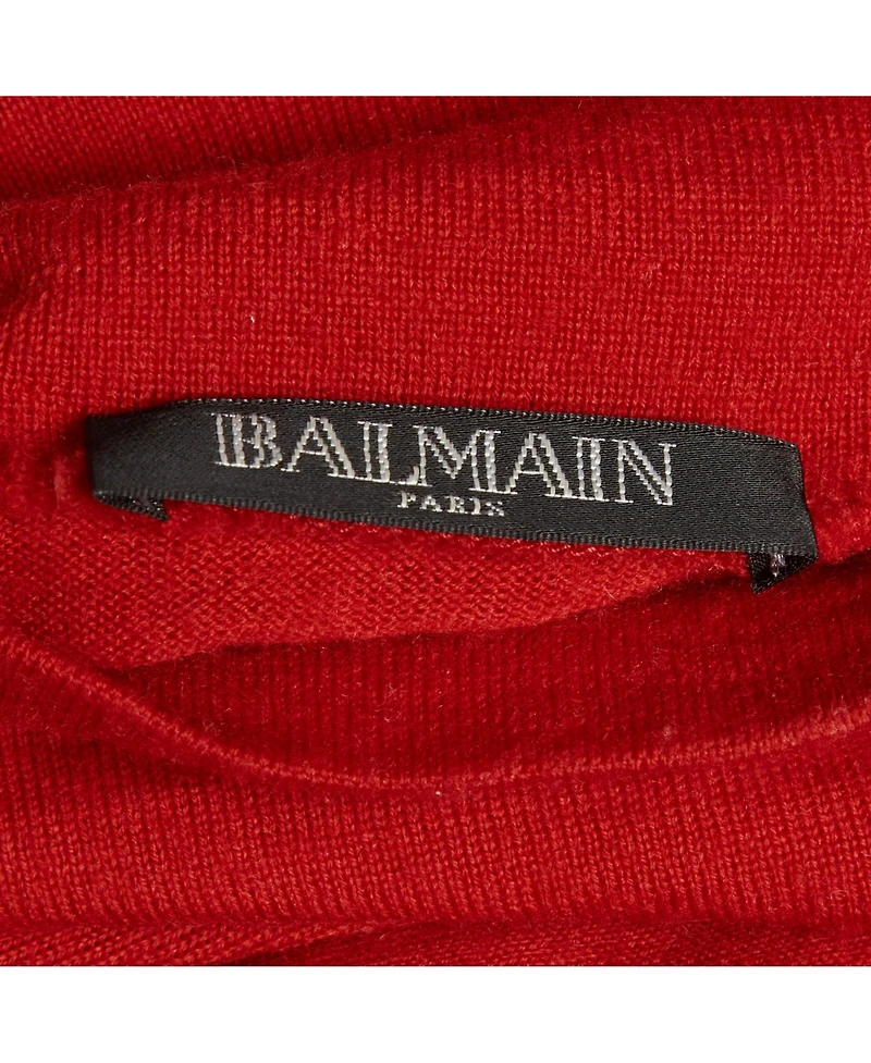 Pre-Owned Balmain Women's Knit Turtle Neck Pullover