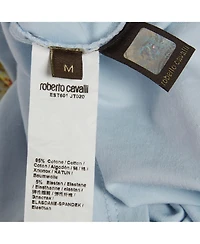 Pre-Owned Roberto Cavalli Women's Graphic Print Jersey Crew Neck T-Shirt