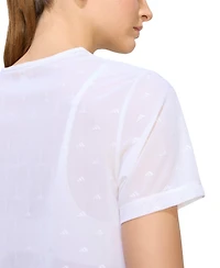 adidas Women's Essentials Workout Boxy Mesh Training T-Shirt