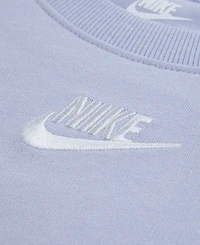 Nike Girls' 4-6X Crewneck French Terry T-Shirt and Shorts, 2-Piece Set