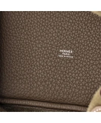 Pre-Owned Hermes Pm Monochrome Picotin Lock Bag Clemence