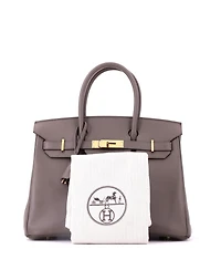 Pre-Owned HERMES Birkin 30 Handbag Epsom with Gold Hardware