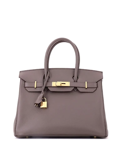 Pre-Owned HERMES Birkin 30 Handbag Epsom with Gold Hardware
