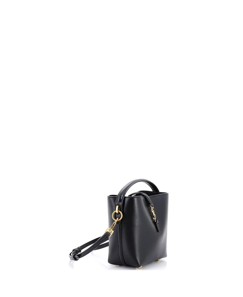 Pre-Owned Saint Laurent Mini Le 37 Bucket Bag Leather