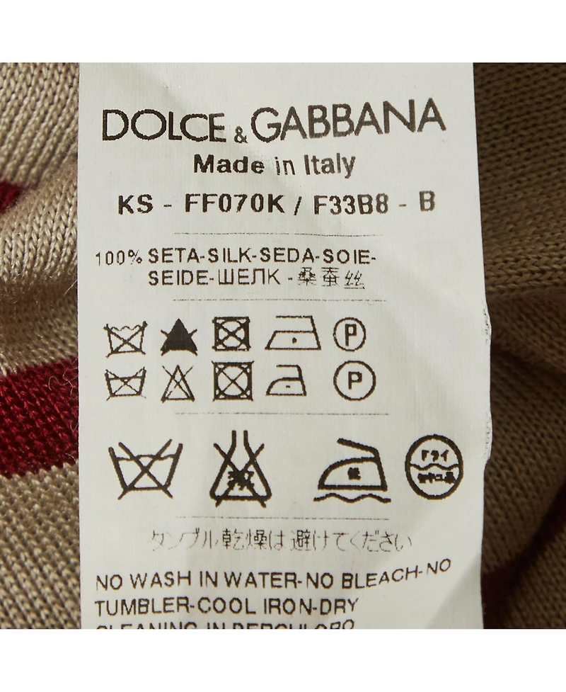 Pre-Owned Dolce & Gabbana Women's Striped Knit Top