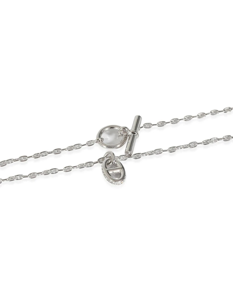 Pre-Owned HERMES Farandole Pendant in 18K White Gold 0.45 Ctw