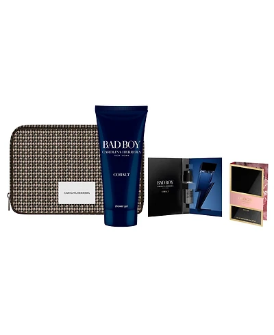 Free 4-Pc. Gift with any $155 Carolina Herrera Bad Boy men's fragrance and/or body collection purchase