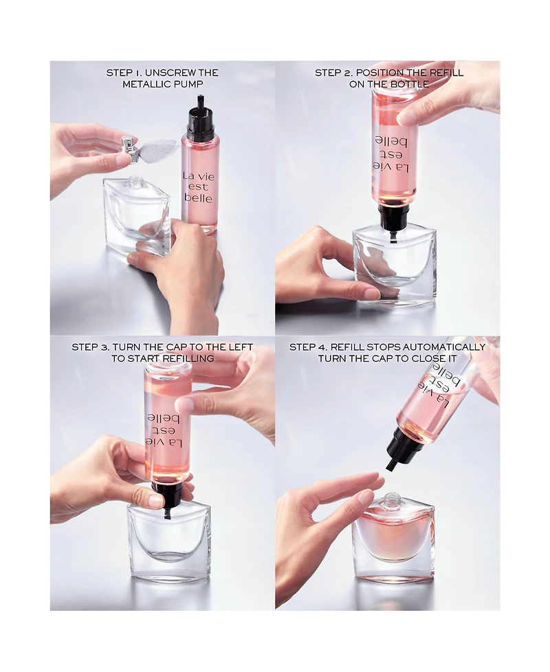 Lancome La vie est belle Eau de Parfum Refill, 3.4 oz