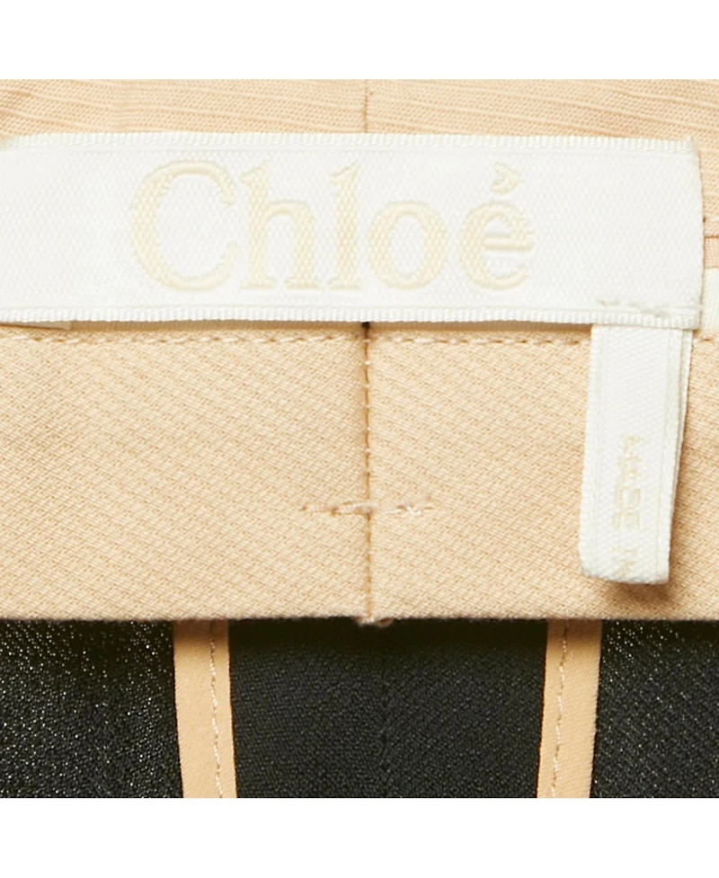 Pre-Owned Chloe Women's Crepe Formal Trousers
