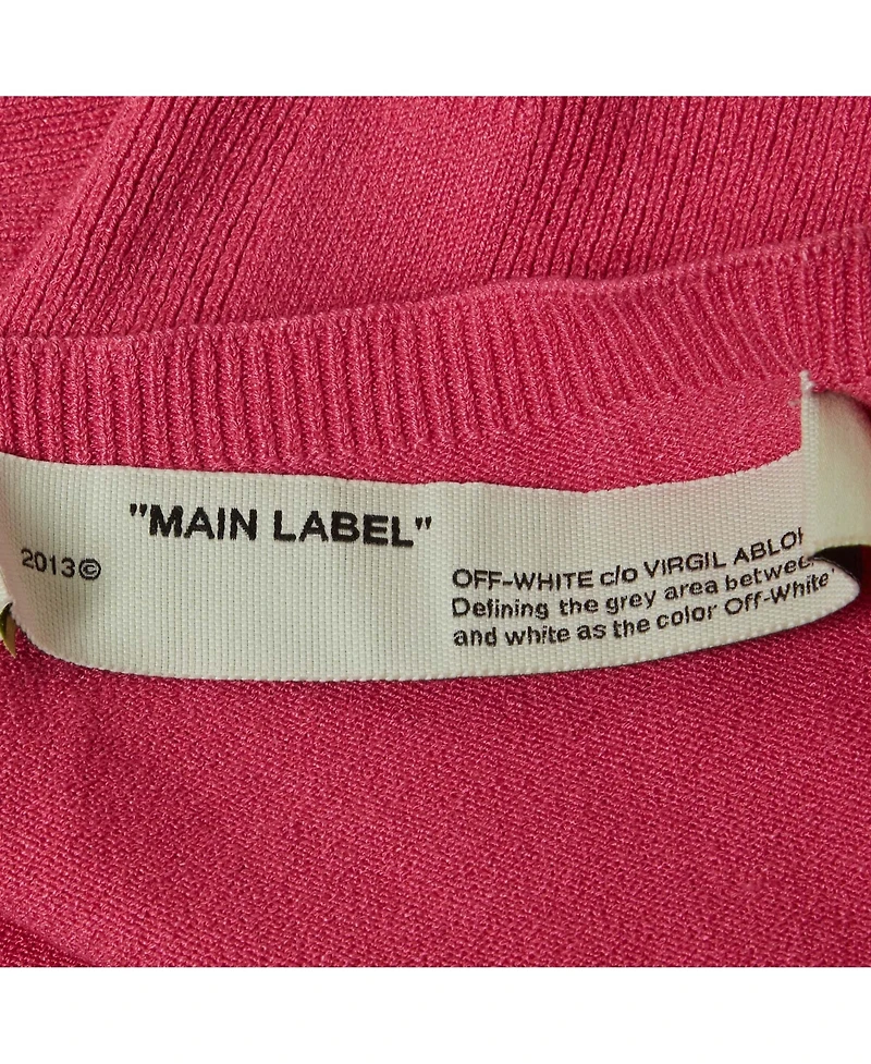 Pre-Owned Off-White Women's Stretch Knit Logo Band Tank Top