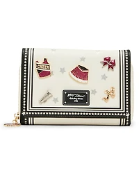 Betsey Johnson Shake Your Pom Pom Magnetic Mini Wallet