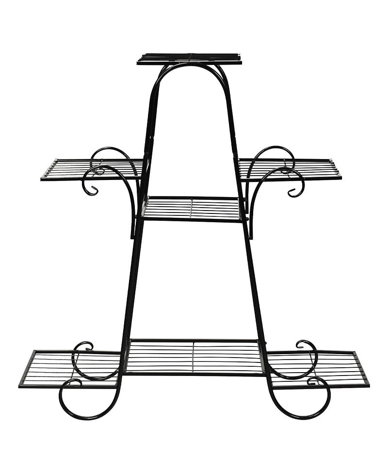 Sugift 7 Tier Metal Patio Plant Stand