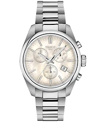 Tissot Men's Gray Stainless Steel Strap Watch 36mm