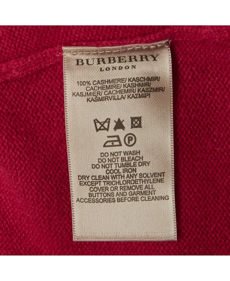 Pre-Owned Burberry Women's Knit Cashmere Belted Sweater