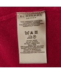 Pre-Owned Burberry Women's Knit Cashmere Belted Sweater