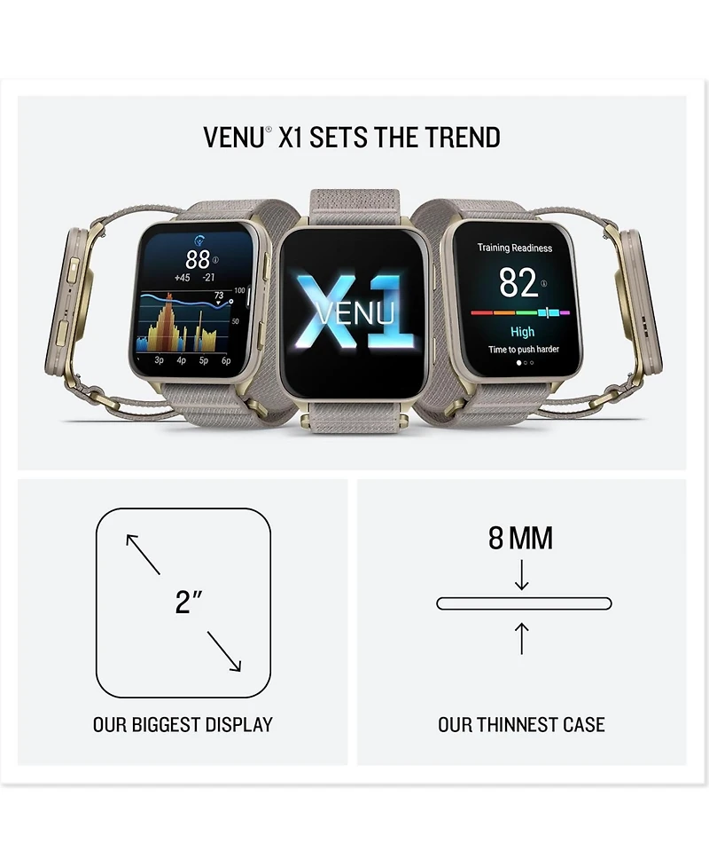 Garmin Venu X1 Gps Smartwatch 51mm