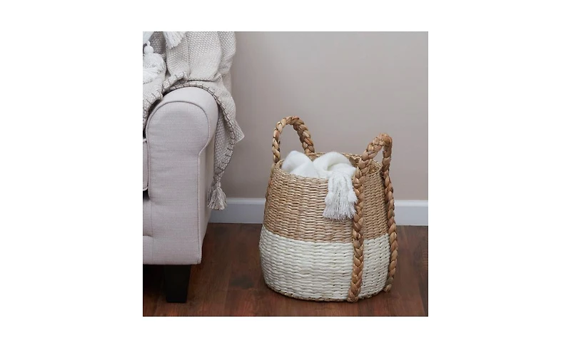 Household Essentials Cattail and Paper Terra Basket