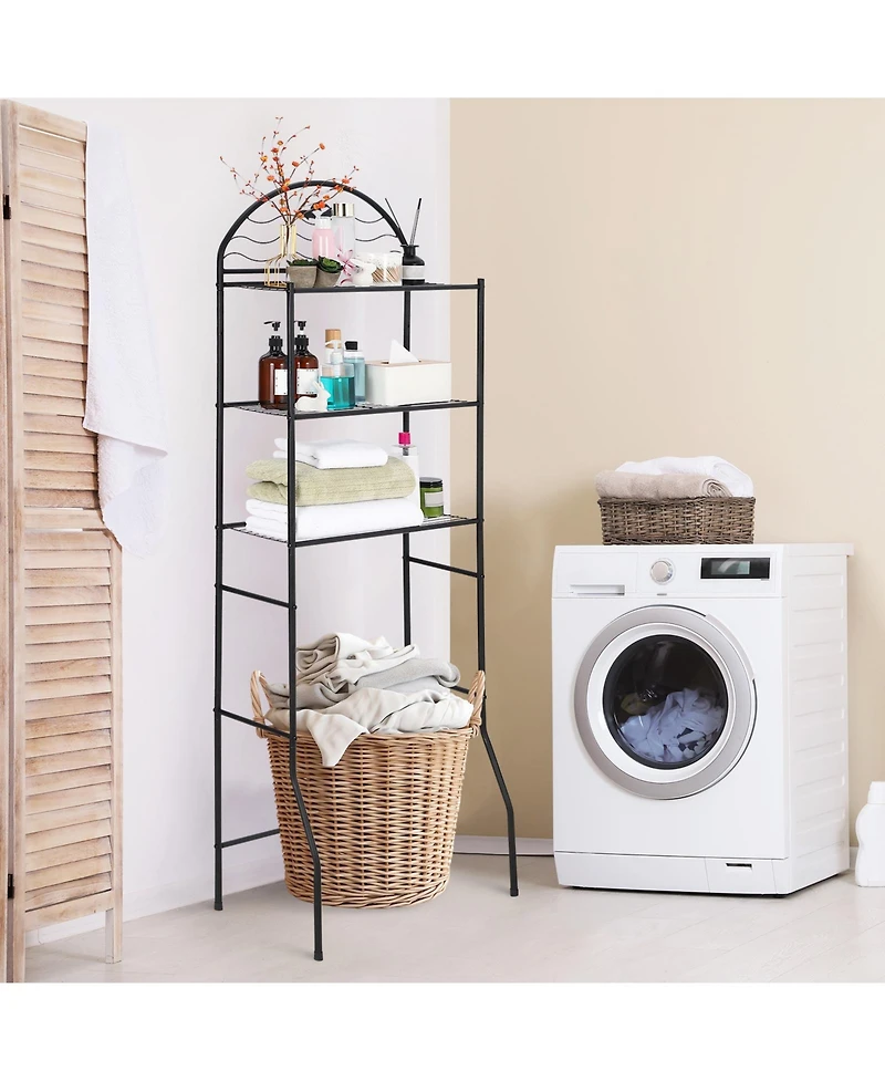 homfan Space-Saving 3-Tier Over Toilet Shelf
