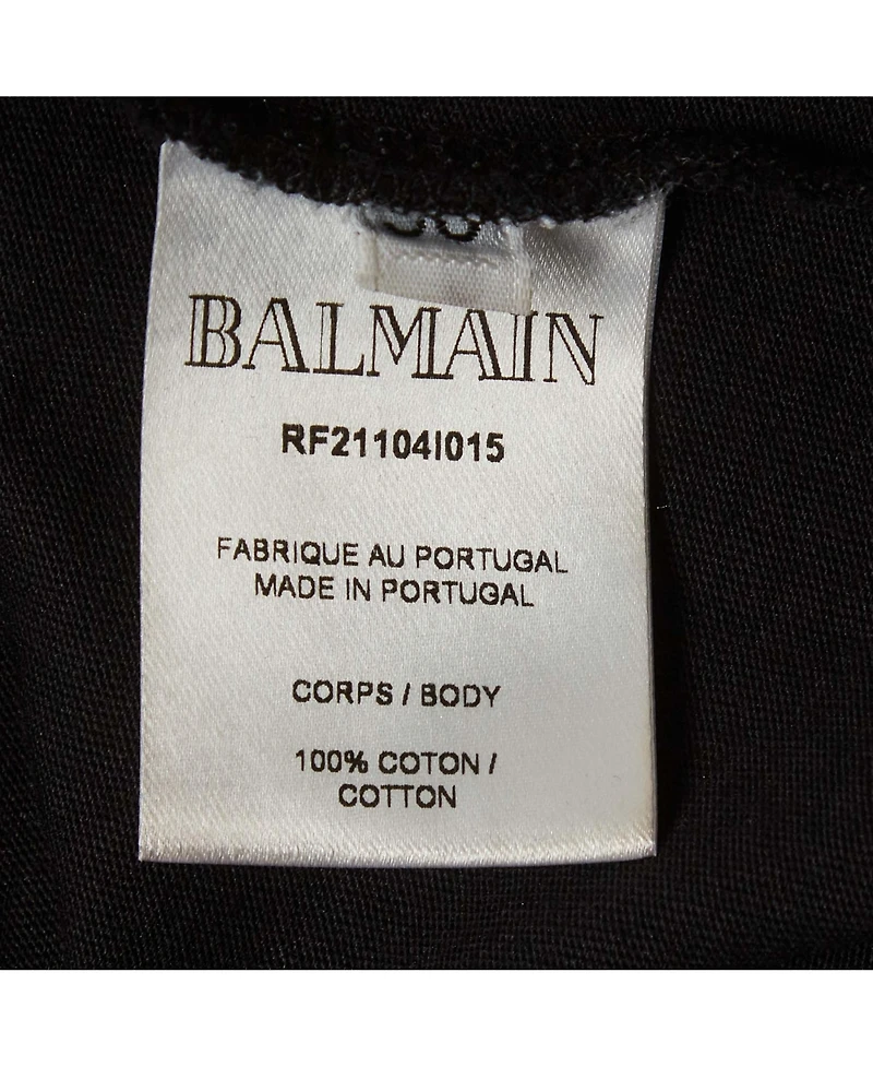 Pre-Owned Balmain Women's Logo Print Jersey Tank Top