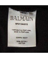 Pre-Owned Balmain Women's Logo Print Jersey Tank Top