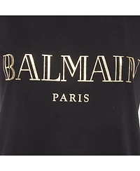 Pre-Owned Balmain Women's Logo Print Jersey Tank Top