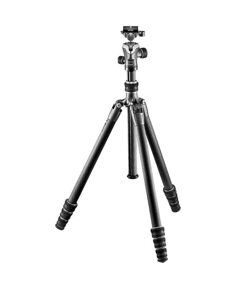 Gitzo GT1545T Traveler Series 1 4-Section Carbon Fiber Tripod and GH1382TQD Center Ball Head