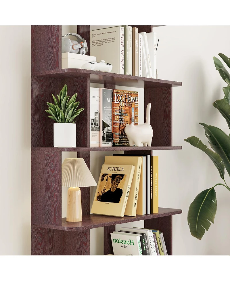 Streamdale Furniture 2-Pack Corner Bookshelves, 55cm+80cm