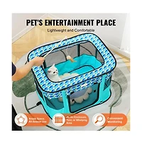 Ruie Foldable Soft Pet Playpen Crate Kennel for Puppies and Cats