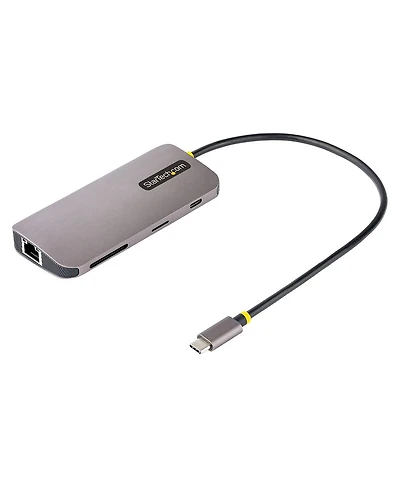 StarTech.com 8-In-1 Usb-c Multiport Mini Travel Dock Adapter with 4K Hdmi