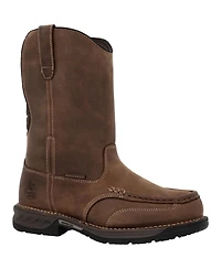 Georgia Boot Men's Athens Pull-On Waterproof Moc-Toe Work