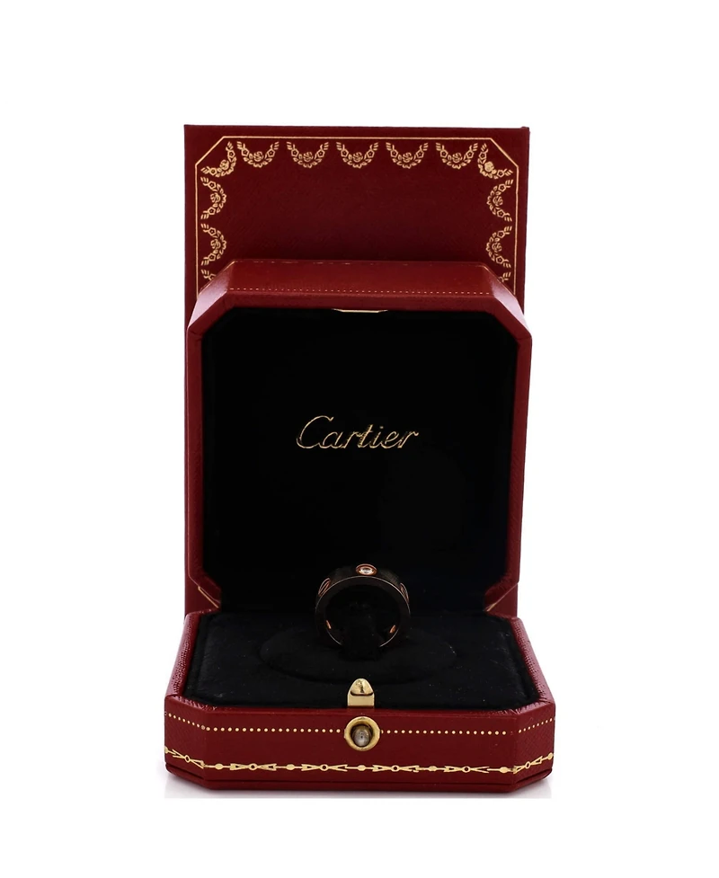 Pre-Owned Cartier Love 3 Diamonds Band Ring