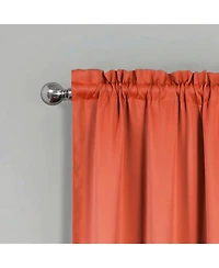 Rt Designers Collection 100Percentage Polyester Twilight Blackout Rod Pocket Curtain Panel
